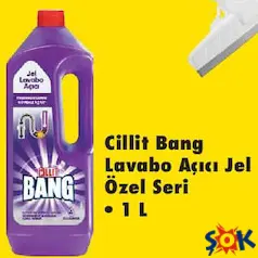 CİLLİT BANG LAVABO AÇICI JEL ÖZEL SERİ 1 L CİLLİT BANG LAVABO AÇICI JEL ÖZEL SERİ 1 L